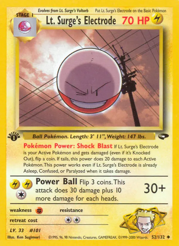 Lt. Surge's Electrode from gym2