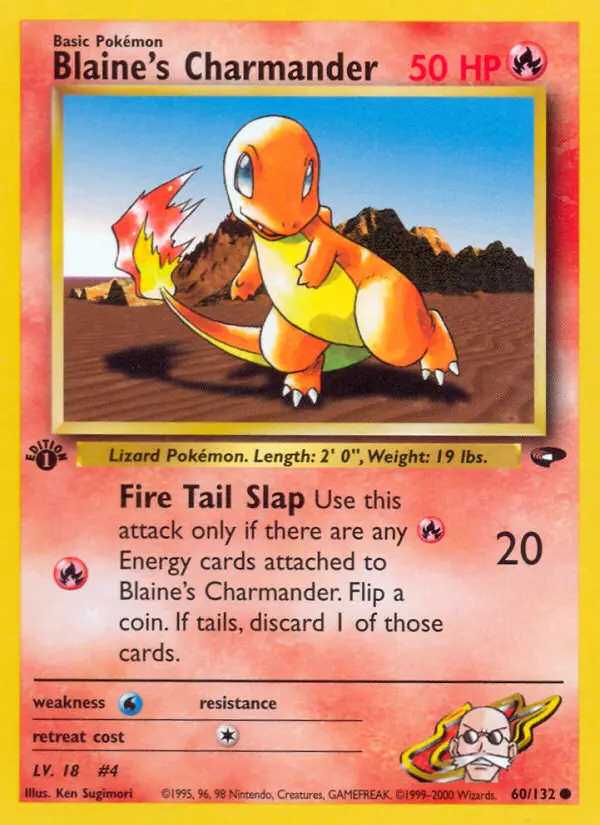 Blaine's Charmander from gym2
