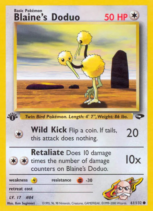 Blaine's Doduo from gym2