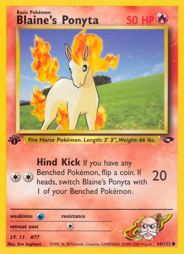 Blaine's Ponyta from gym2