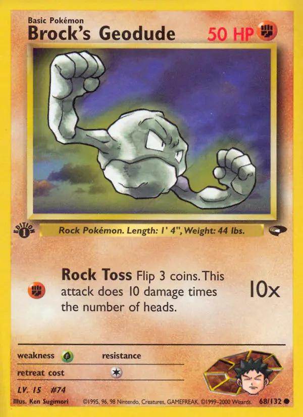 Brock's Geodude from gym2