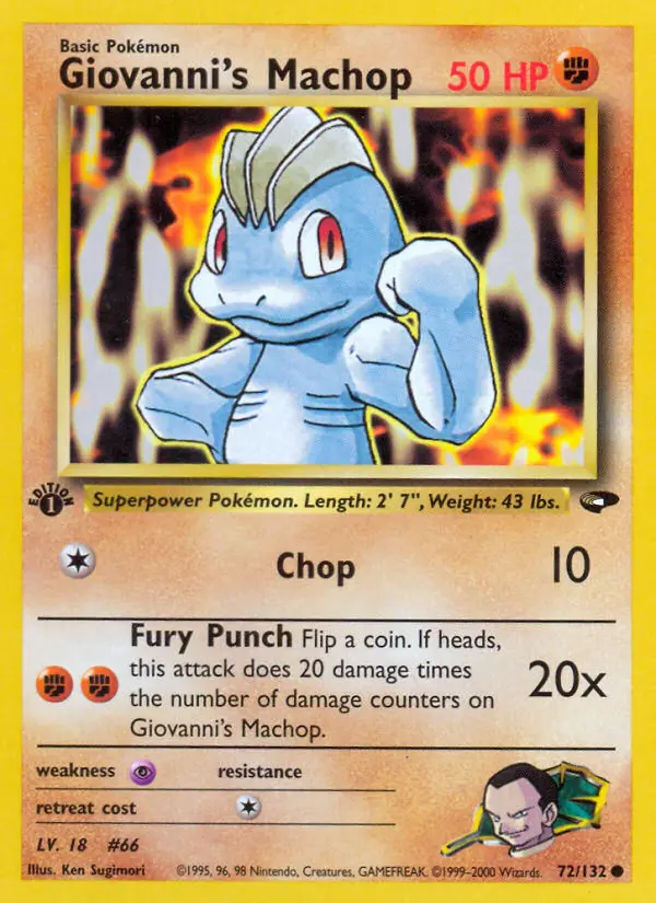 Giovanni's Machop from gym2