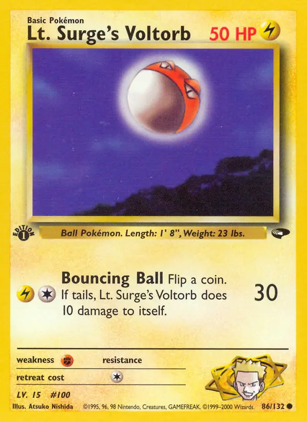 Lt. Surge's Voltorb from gym2