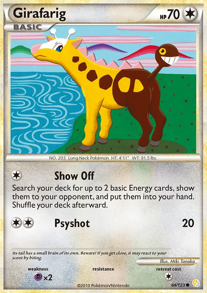Girafarig from hgss1