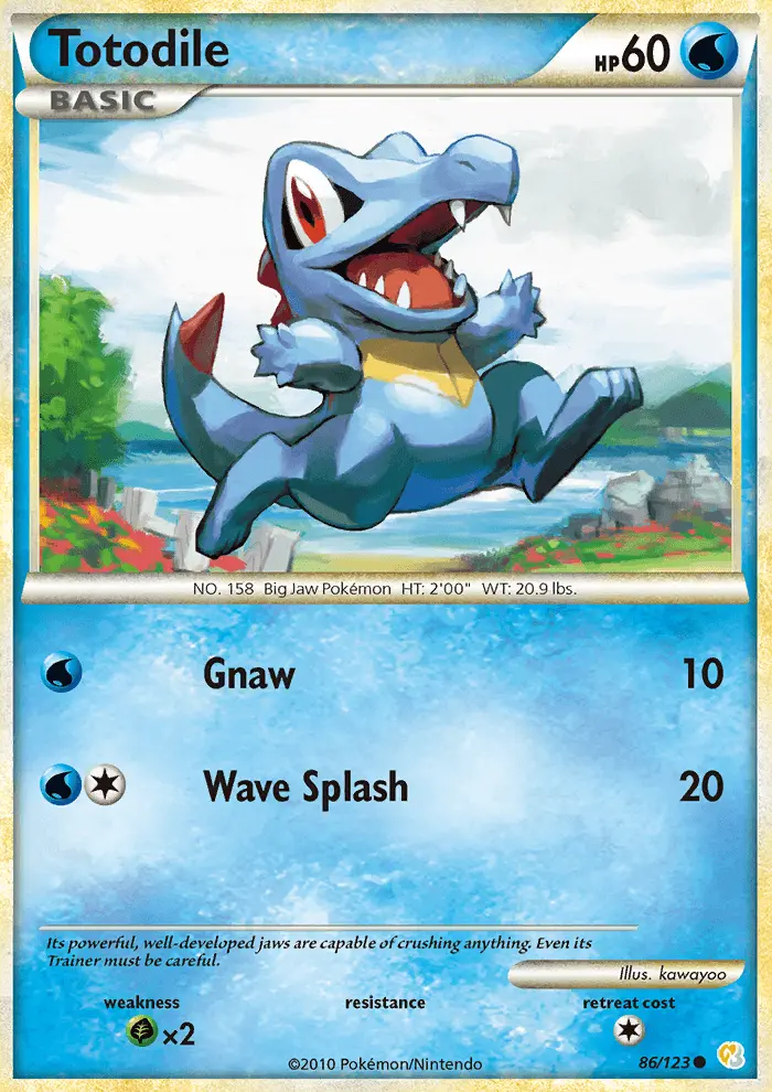 Totodile from hgss1