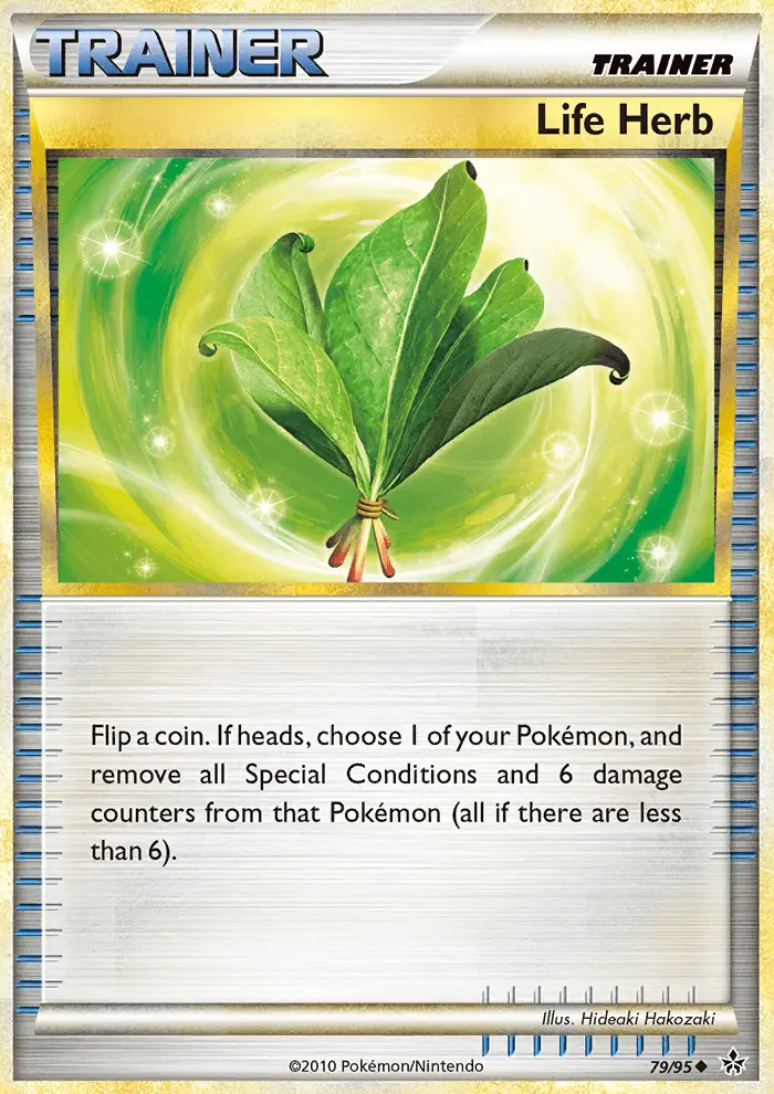 Life Herb Pokemon card from Unleashed