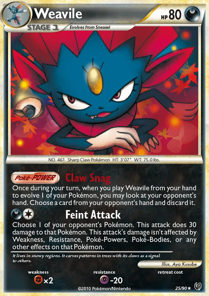 Weavile from hgss3