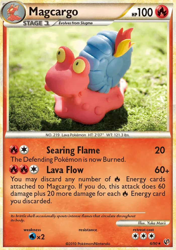 Magcargo Pokemon card from Undaunted