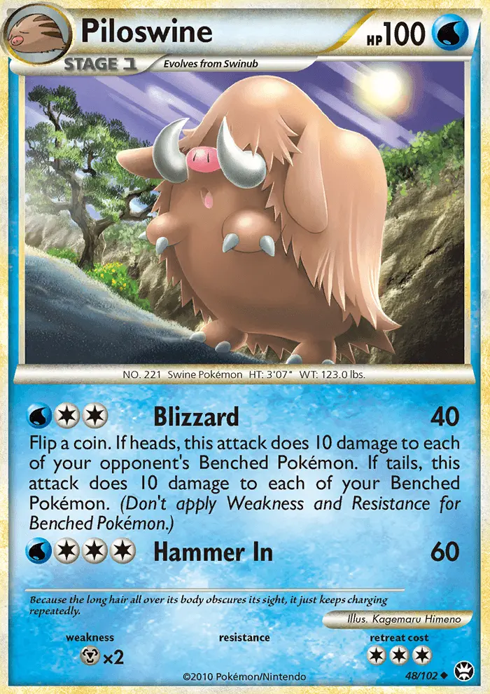 Piloswine from hgss4