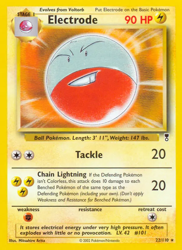 Electrode from lc