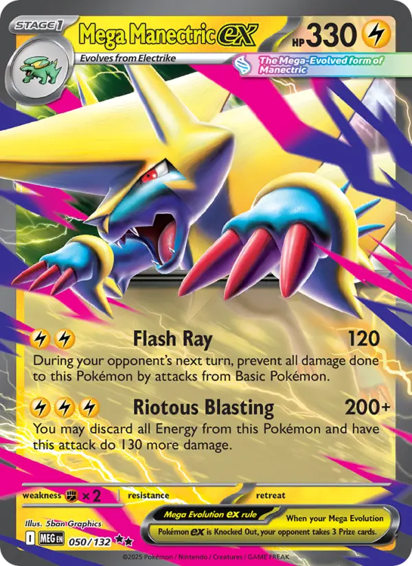 Mega Manectric ex from me01