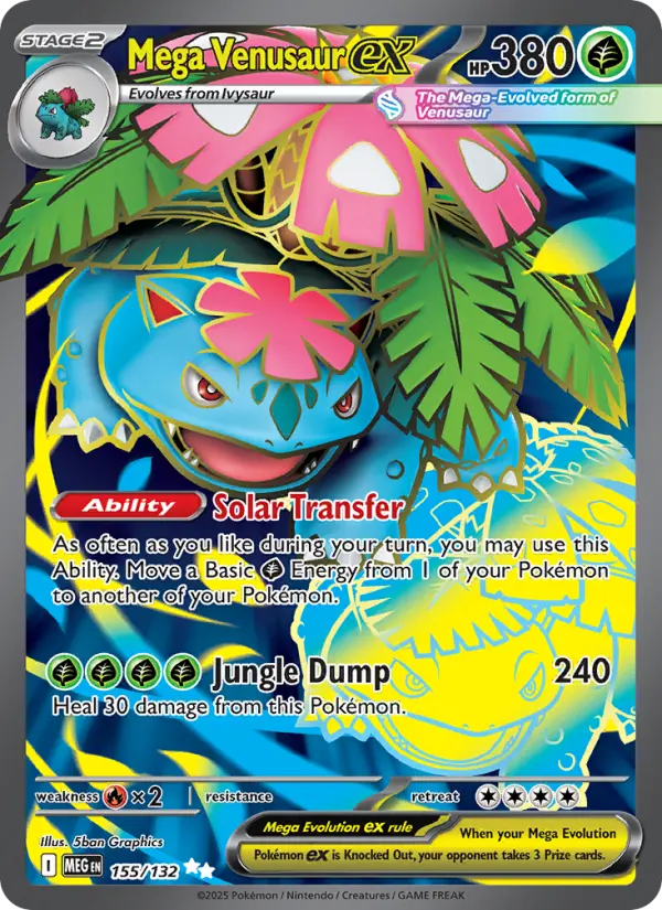 Mega Venusaur ex from me01
