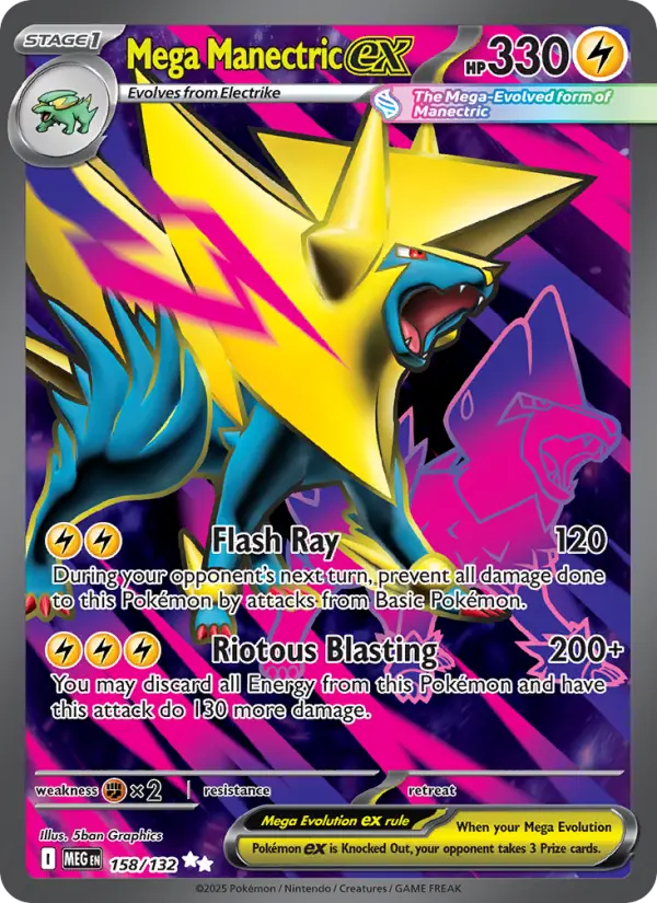 Mega Manectric ex from me01