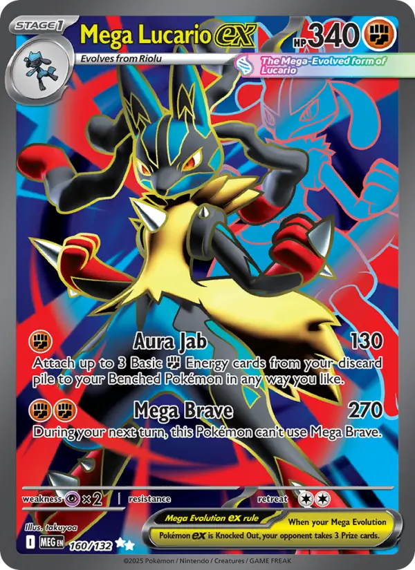 Mega Lucario ex from me01