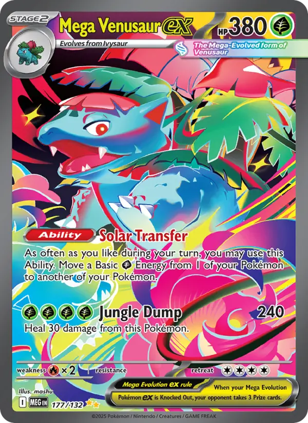 Mega Venusaur ex from me01