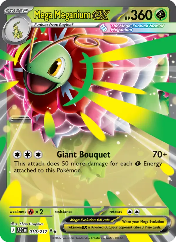 Mega Meganium ex from me02.5