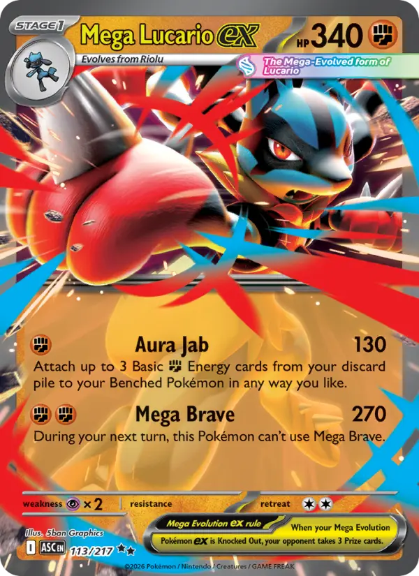 Mega Lucario ex from me02.5