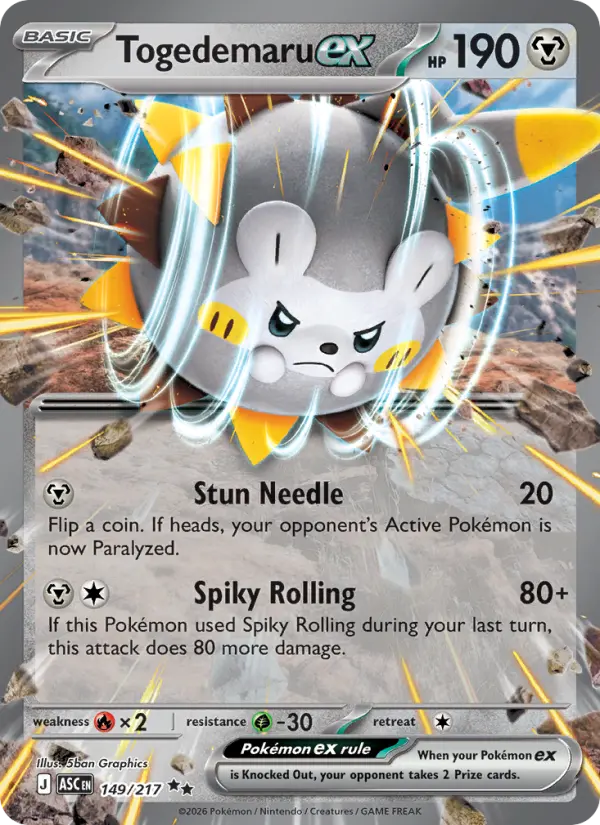 Togedemaru ex from me02.5