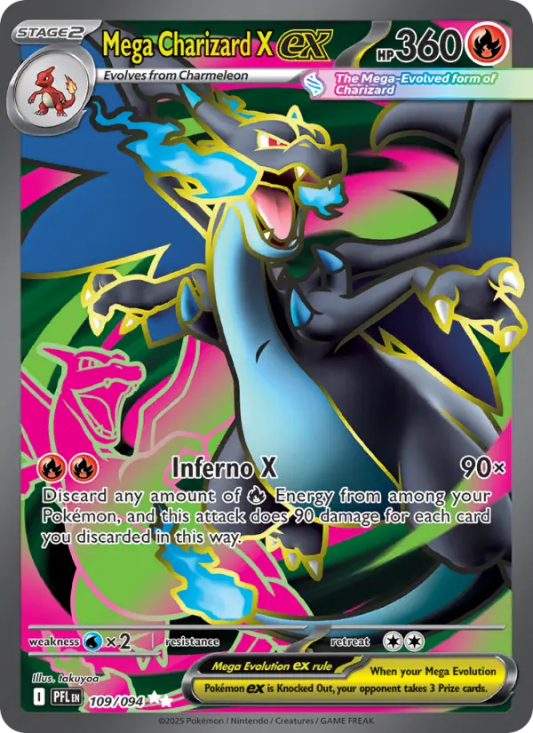 Mega Charizard X ex from me02