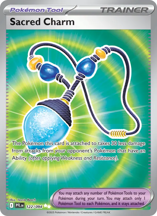Sacred Charm Pokemon card from Phantasmal Flames
