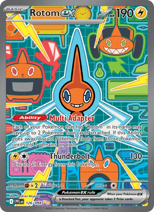 Rotom ex Pokemon card from Phantasmal Flames