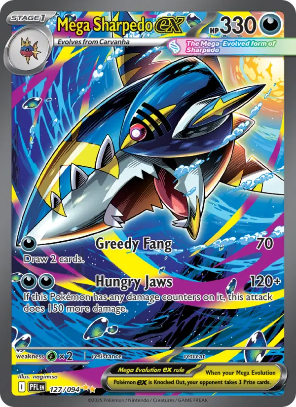 Mega Sharpedo ex from me02