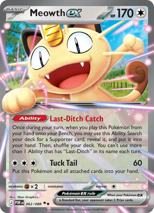 Meowth ex from me03