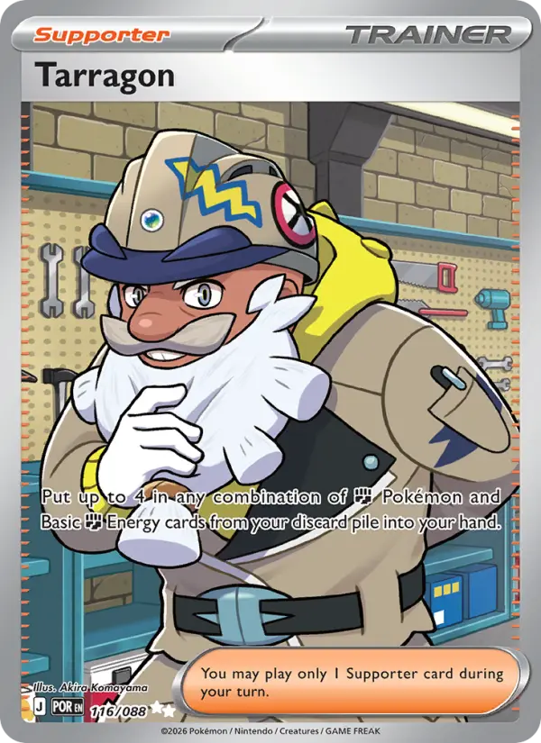 Tarragon Pokemon card from Perfect Order