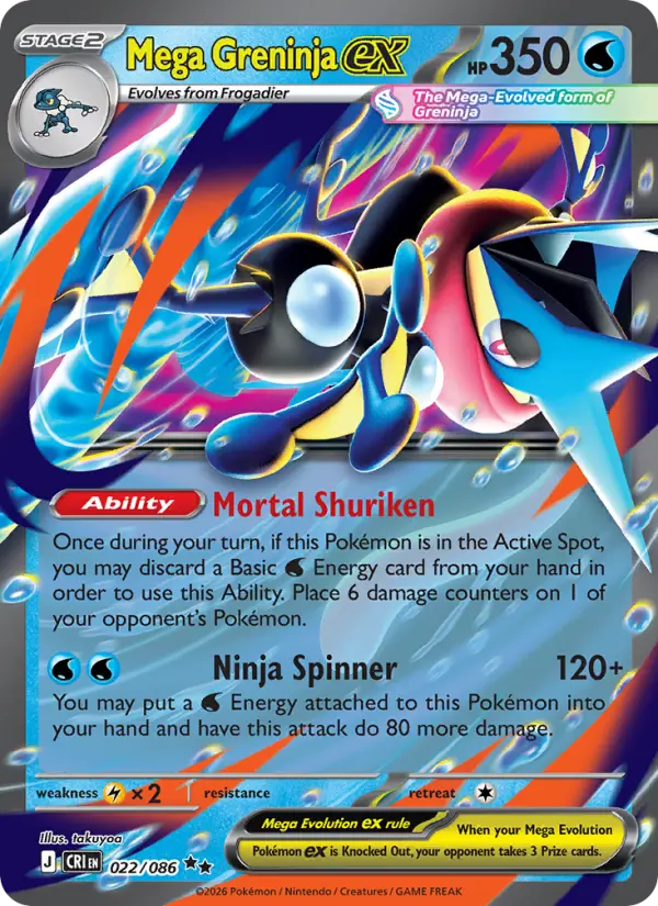 Mega Greninja ex from me04