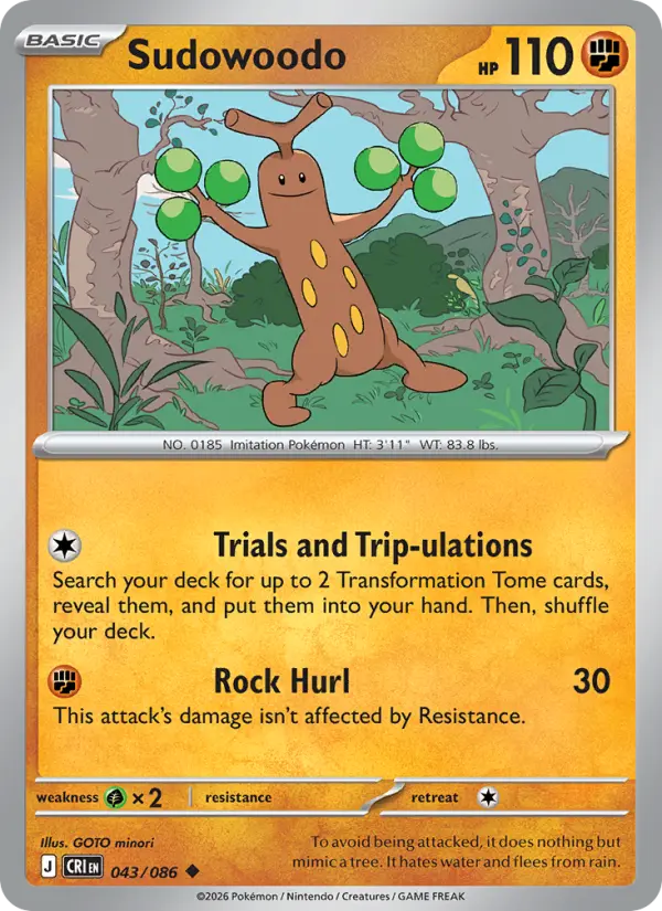 Sudowoodo from me04