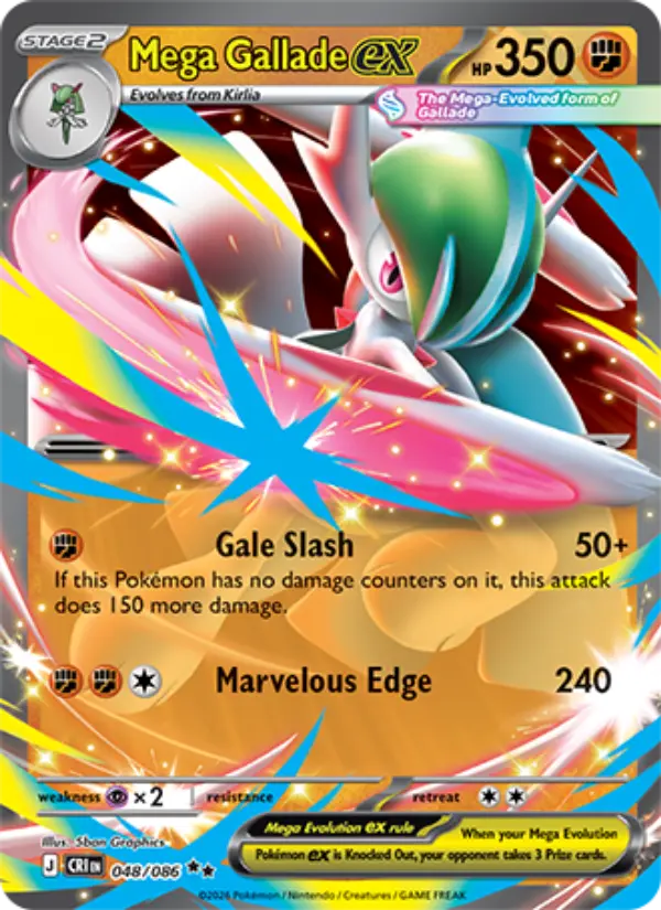Mega Gallade ex from me04