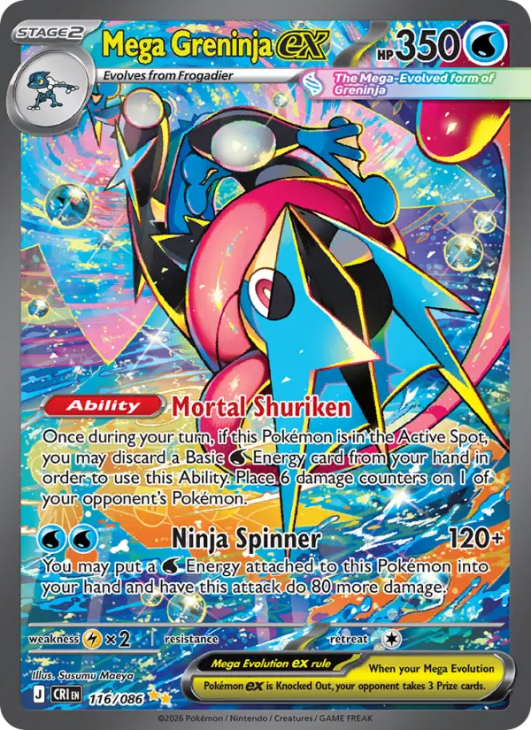 Mega Greninja ex from me04