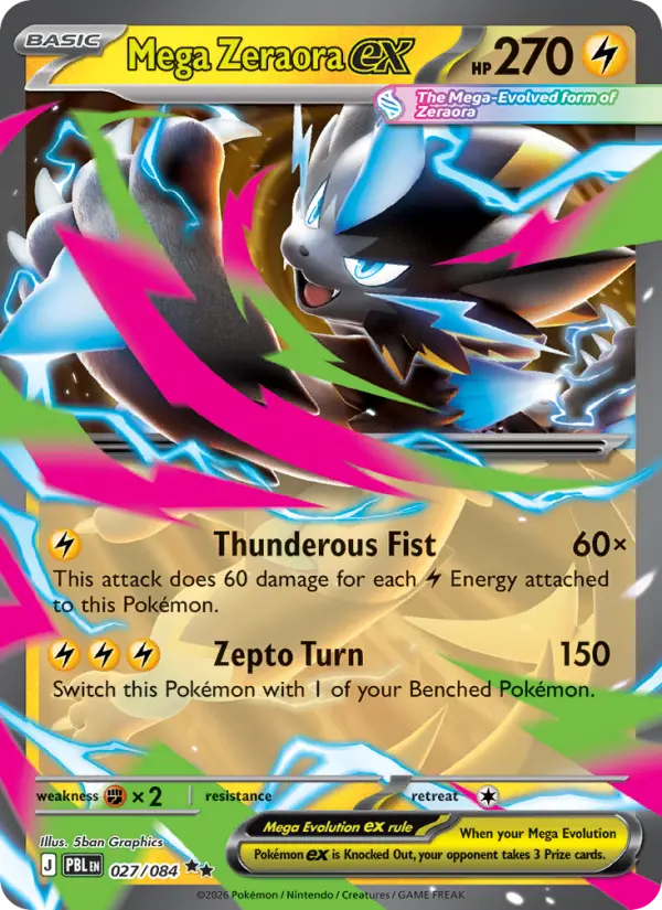 Mega Zeraora ex — Mega Zeraora Ex