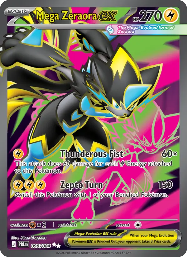Mega Zeraora ex from me05