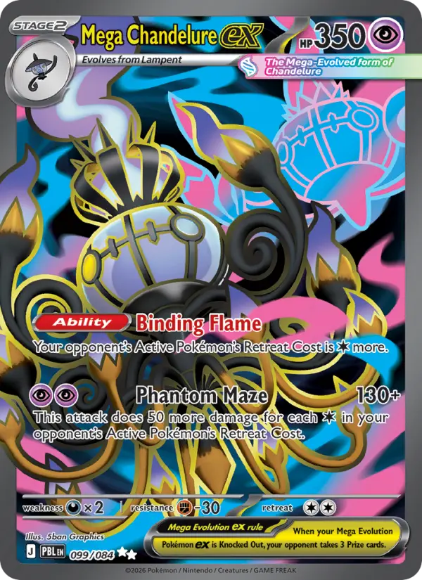 Mega Chandelure ex — Mega Chandelure Ex
