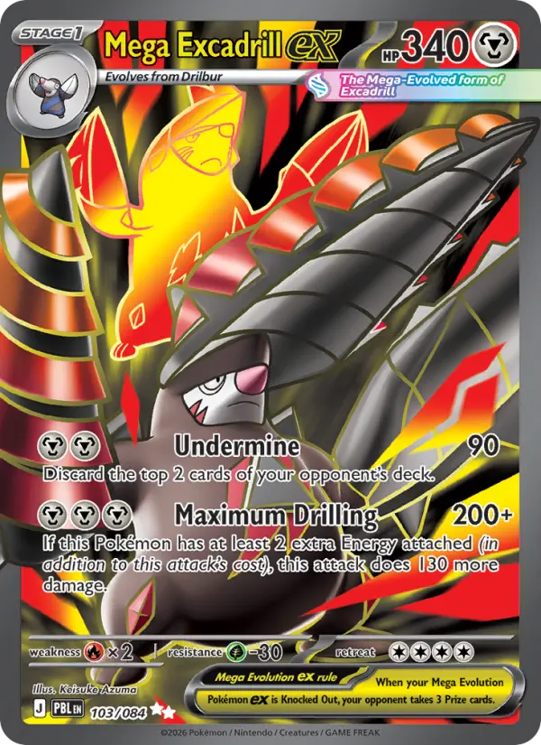 Mega Excadrill ex from me05
