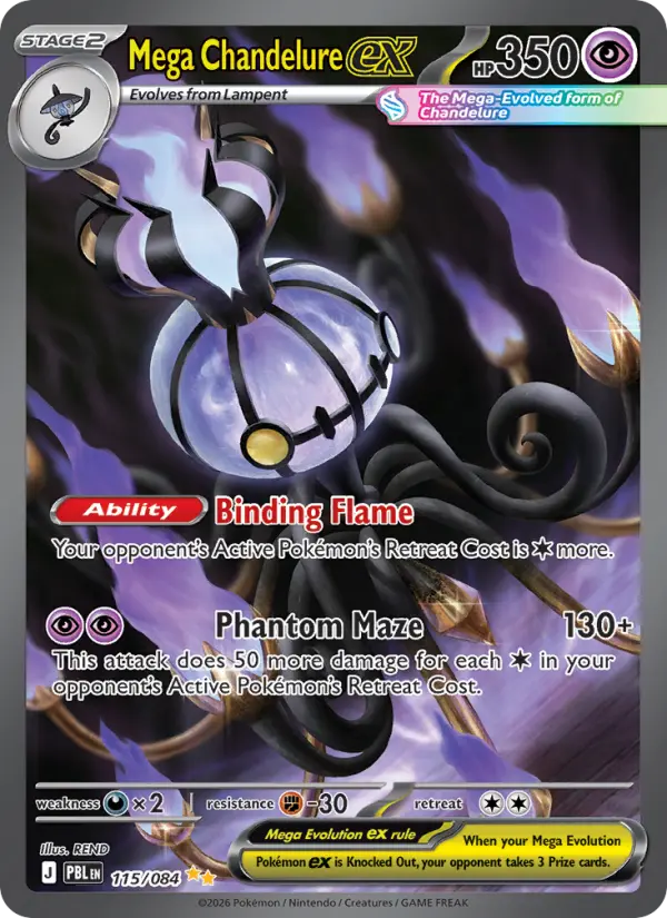 Mega Chandelure ex from me05