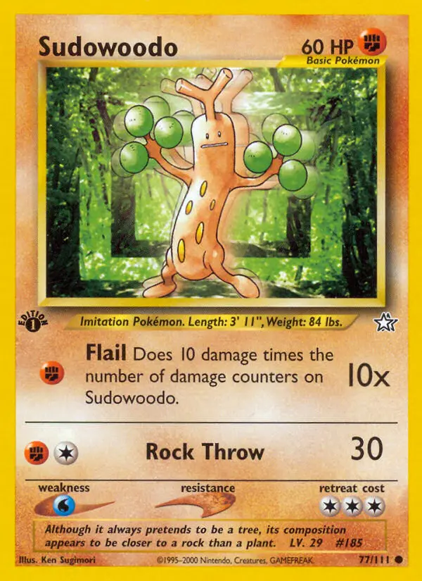 Sudowoodo from neo1