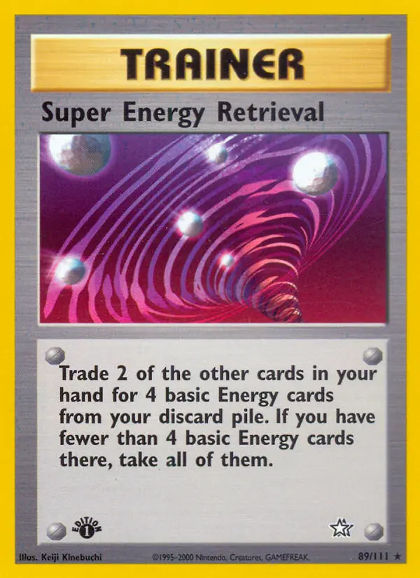Super Energy Retrieval from neo1