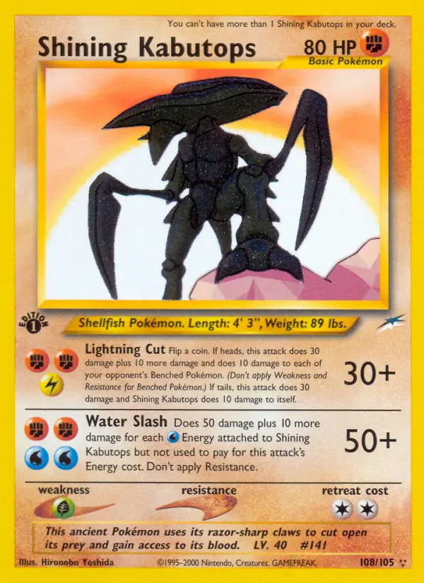 Shining Kabutops from neo4