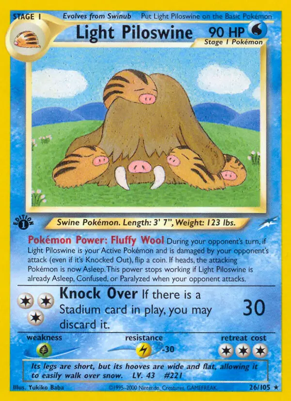 Light Piloswine from neo4