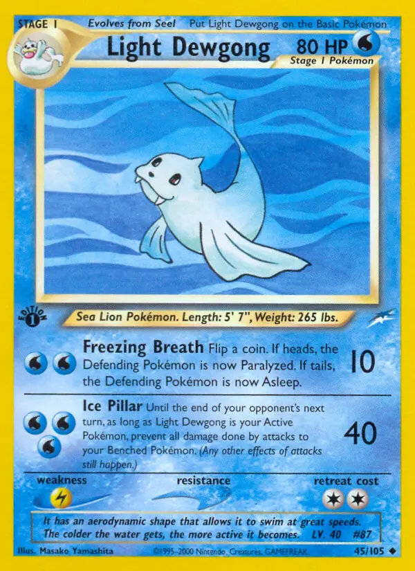 Light Dewgong from neo4