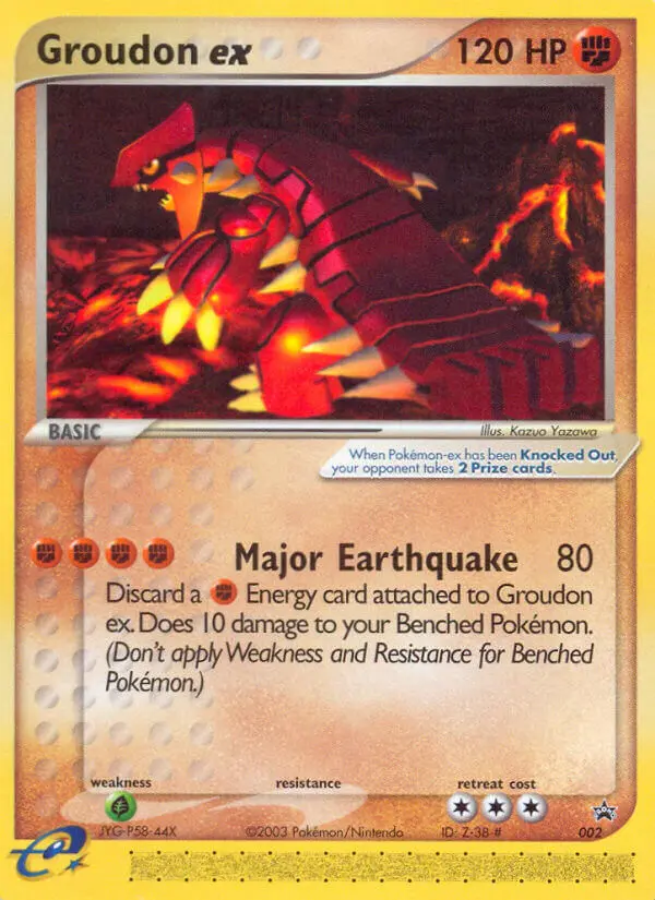 Groudon ex from np
