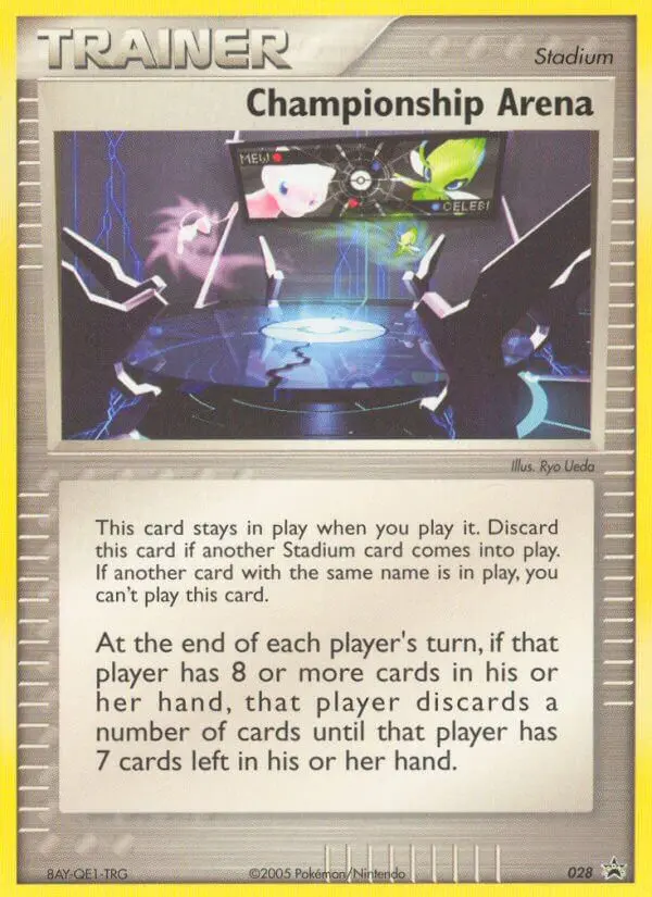Championship Arena Pokemon card from Nintendo Black Star Promos
