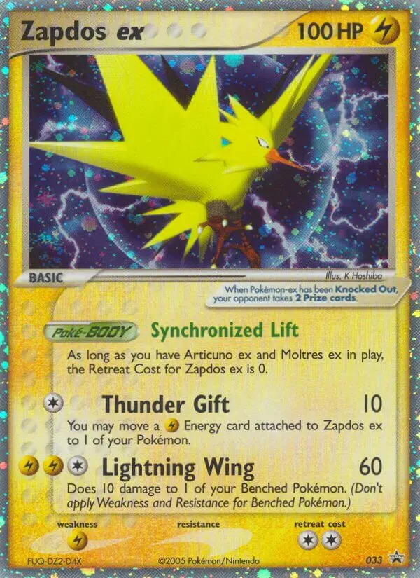 Zapdos ex from np
