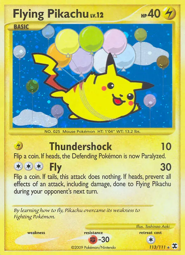 Flying Pikachu from pl2