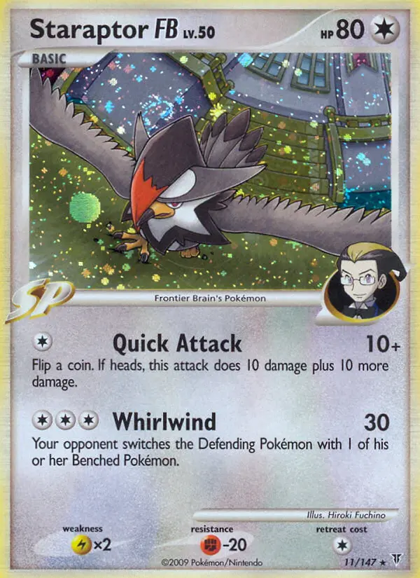 Staraptor FB Pokemon card from Supreme Victors
