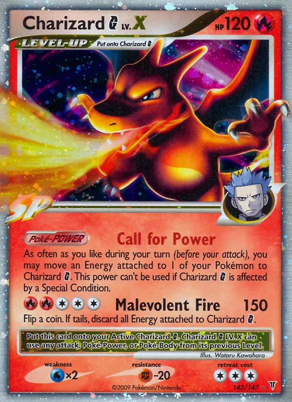 Charizard G Pokemon card from Supreme Victors