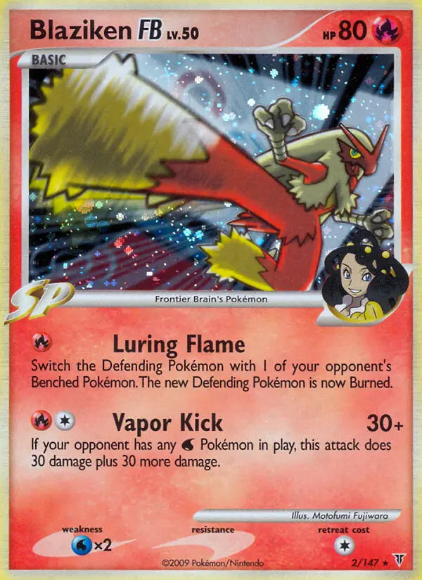 Blaziken FB Pokemon card from Supreme Victors