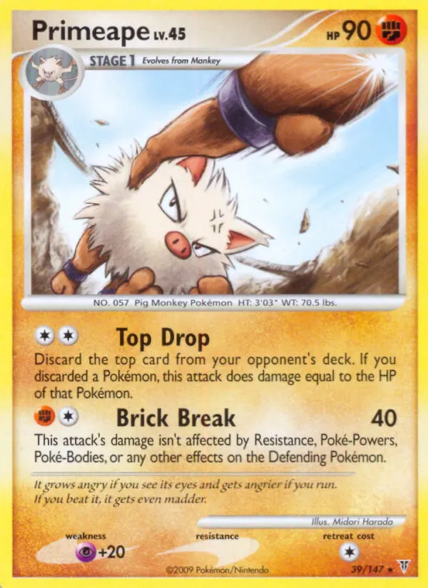 Primeape from pl3